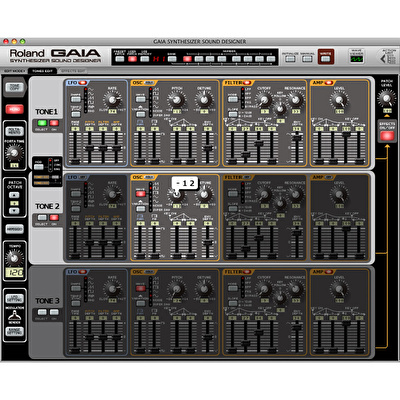 ROLAND SD-SH01 GAIA SOUND DESIGNER Synthesizer Yazılımı (CD)